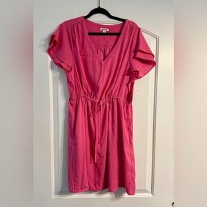 Goodthreads Women's Pink V-Neck Dress - XL - NWT‎